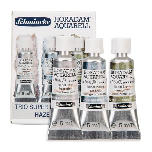 Image of Schmincke Horadam Aquarell Super Granulating Haze Set 3 x 5ml