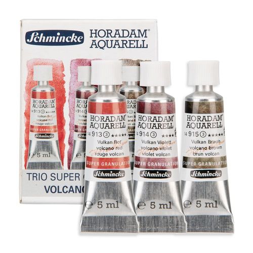 Image of Schmincke Horadam Aquarell Super Granulating Volcano Set 3 x 5ml