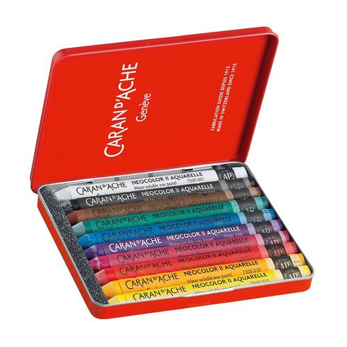 Image of Caran d'Ache Neocolor II Aquarelle Watersoluble Wax Pastel Sets