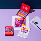 Thumbnail 4 of Caran d’Ache Neocolor II Aquarelle Watersoluble Wax Pastel Set of 10 Pop Colours