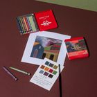 Thumbnail 4 of Caran d’Ache Neocolor II Aquarelle Watersoluble Wax Pastel Set of 10 Dark Colours
