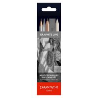 Caran d'Ache Graphite Line Sketching Pencils Tin Set