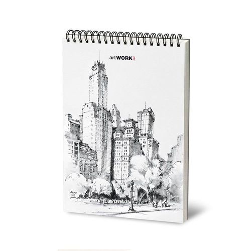 Image of Stifflex Artwork Spiral Bound Sketch Pad Chicago