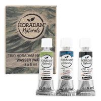 Schmincke Horadam Naturals Watercolour Paint Water Trio Set 3 x 5ml