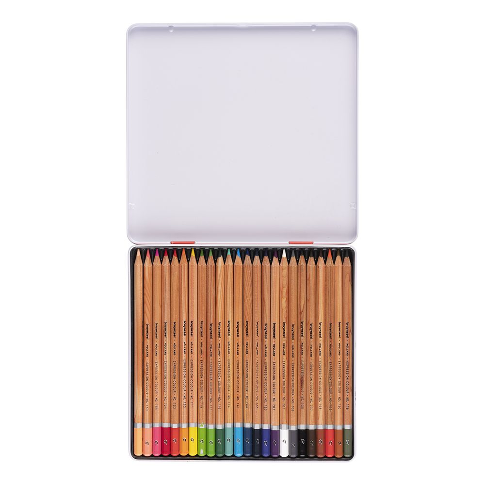 BRUNT RIALIST セット TANカラー 新品未使用！ Bruynzeel Expression Colour Pencil Tins Tin of 24 | Bromleys Art