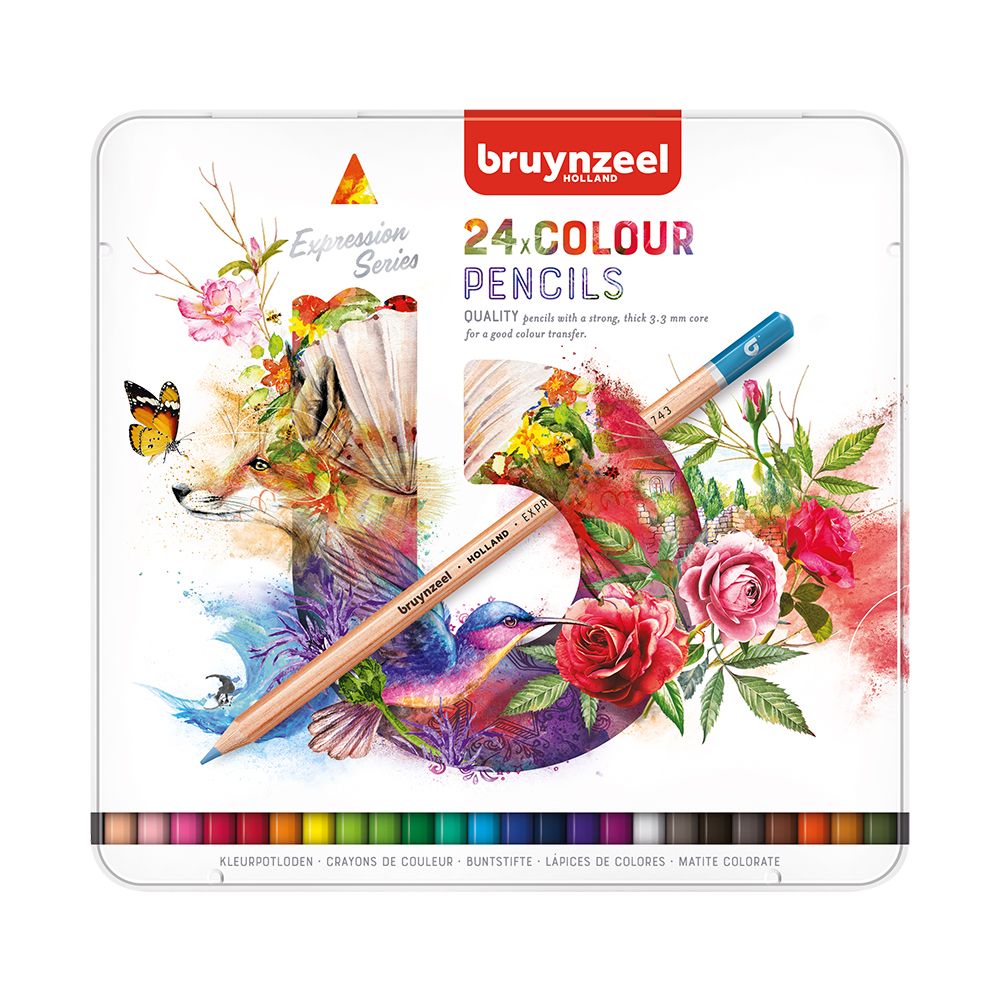 BRUNT RIALIST セット TANカラー 新品未使用！ Bruynzeel Expression Colour Pencil Tins Tin of 24 | Bromleys Art
