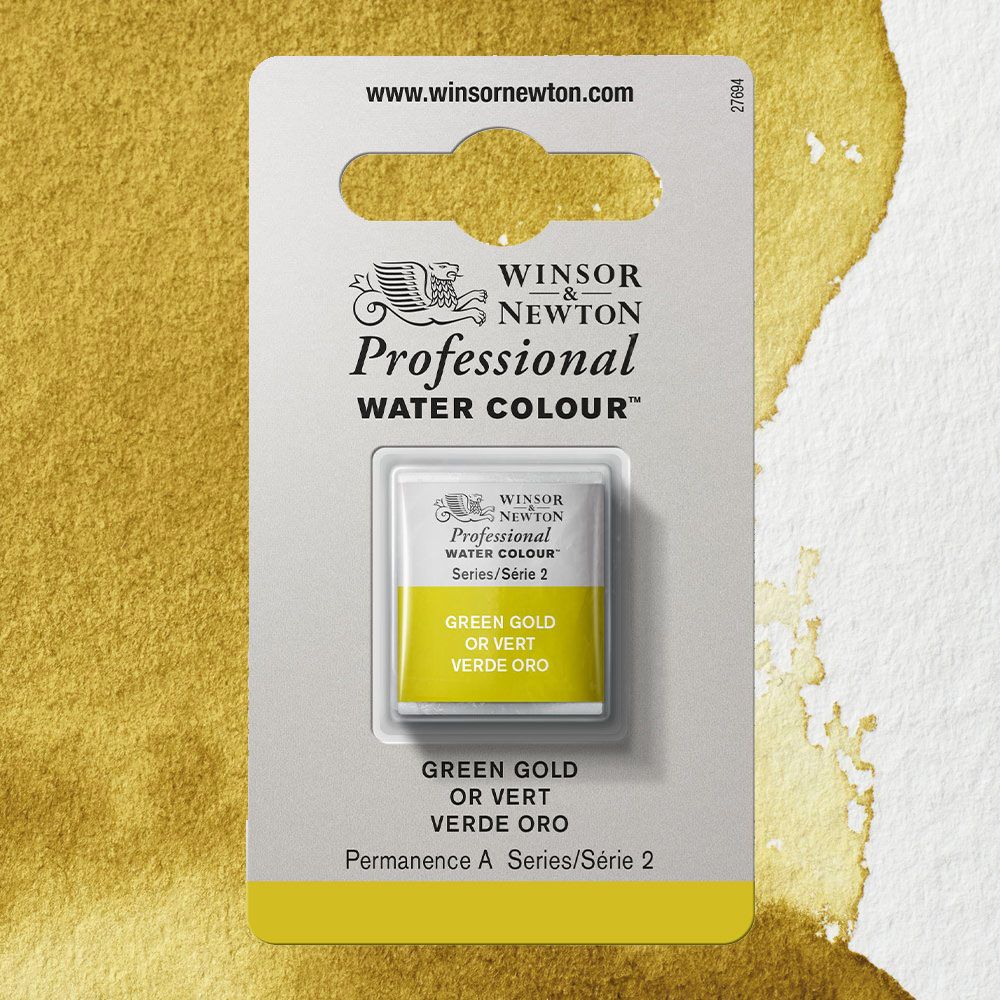 Winsor & Newton 5186775 Scepter Gold II kunstenaars aquarelpenseel met hoge verfcapaciteit en uitstekende veerkracht - One Stroke penseel - lange Steel - 1-25 mm