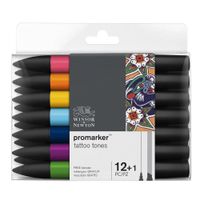 Winsor & Newton Promarker Pack of 12 Tattoo Tones