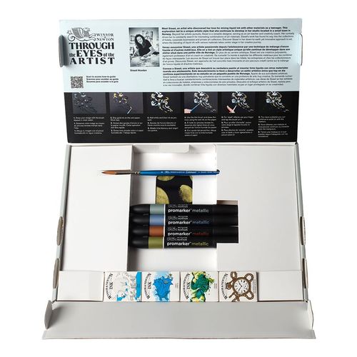 Image of Winsor & Newton Mixed Media Metallic 10 Piece Set