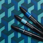 Thumbnail 4 of Winsor & Newton Promarker 3 Blue Tones Set