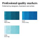 Thumbnail 3 of Winsor & Newton Promarker 3 Blue Tones Set
