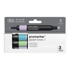 Thumbnail 2 of Winsor & Newton Promarker 3 Pastel Tones Set 1