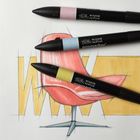 Thumbnail 4 of Winsor & Newton Promarker 3 Pastel Tones Set 2