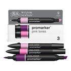 Thumbnail 1 of Winsor & Newton Promarker 3 Pink Tones Set
