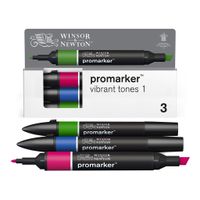 Winsor & Newton Promarker 3 Vibrant Tones Set 1