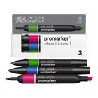 Thumbnail 1 of Winsor & Newton Promarker 3 Vibrant Tones Set 1