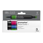 Thumbnail 2 of Winsor & Newton Promarker 3 Vibrant Tones Set 1