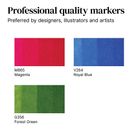 Thumbnail 3 of Winsor & Newton Promarker 3 Vibrant Tones Set 1