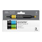 Thumbnail 2 of Winsor & Newton Promarker 3 Vibrant Tones Set 2