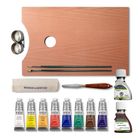 Thumbnail 2 of Winsor & Newton Winton Oil Colour Essentials Wooden Box 15 Piece Set