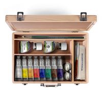 Winsor & Newton Winton Oil Colour Essentials Wooden Box 15 Piece Set