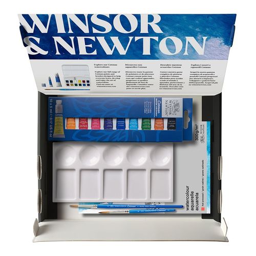 Image of Winsor & Newton Cotman Watercolour Essentials 14 Piece Set