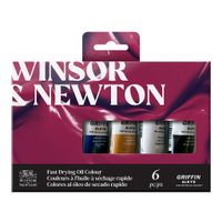 Winsor & Newton Griffin Alkyd Fast Drying Oil Colour 6 x 37ml Set