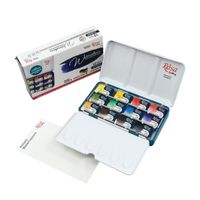 Rosa Gallery Watercolour Classic 12 Whole Pan Metal Tin Set