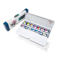 Rosa Gallery Watercolour Botanical 14 Whole Pan Tin Set
