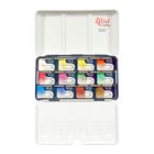 Thumbnail 2 of Rosa Gallery Watercolour Monopigmented Colours 12 Whole Pan Tin Set