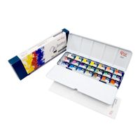 Rosa Gallery Watercolour Monopigmented Colours 21 Whole Pan Tin