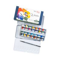 Rosa Gallery Watercolour Spectrum 28 Whole Pan Metal Tin Set
