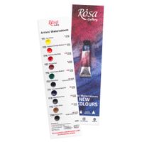 Rosa Gallery Watercolour Paint 10 Colours Dot Card