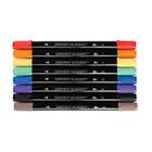 Thumbnail 3 of Derwent Academy Twin-Tip Brush Markers Set of 8