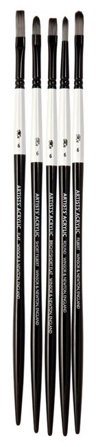 Thumbnail 2 of Winsor & Newton Artists' Acrylic Brush Set