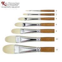 Bromleys Artists' Value Ivory Taklon Filbert Brush