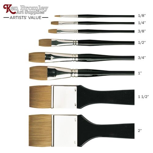 Image of Bromleys Artists' Value Flat Profile Brush