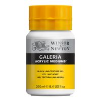 Winsor & Newton Galeria Black Lava Texture Gel