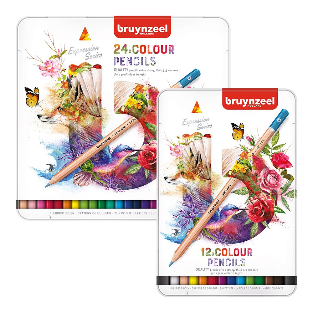 Bruynzeel Expression Colour Pencil Tins | Bromleys Art Supplies
