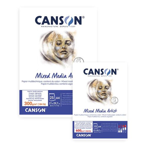 Image of Canson Mixed Media Artist Paper Pad