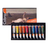 Cobra Artists Water Mixable Oil Colour The Peasants Landscape 10 x 40ml Set