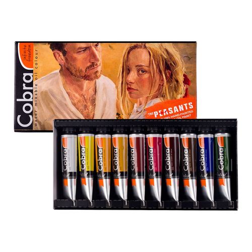 Image of Cobra Artists Water Mixable Oil Colour The Peasants Portrait 10 x 40ml Set