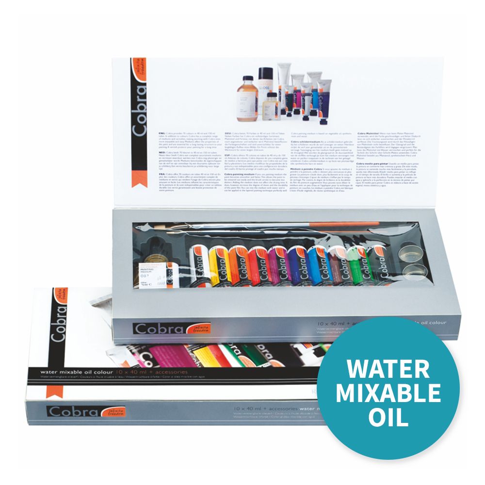 Cobra Artist Water Mixable Oil Colour Gift Set