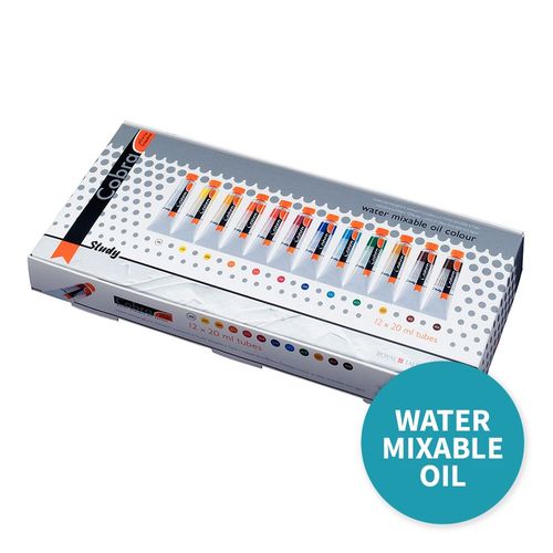 Image of Cobra Study Water Mixable Oils Set 12 x 20ml