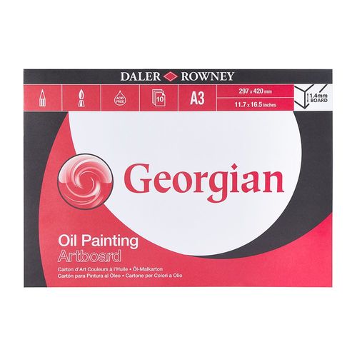 Image of Daler Rowney Georgian Oil Painting Artboard Pad