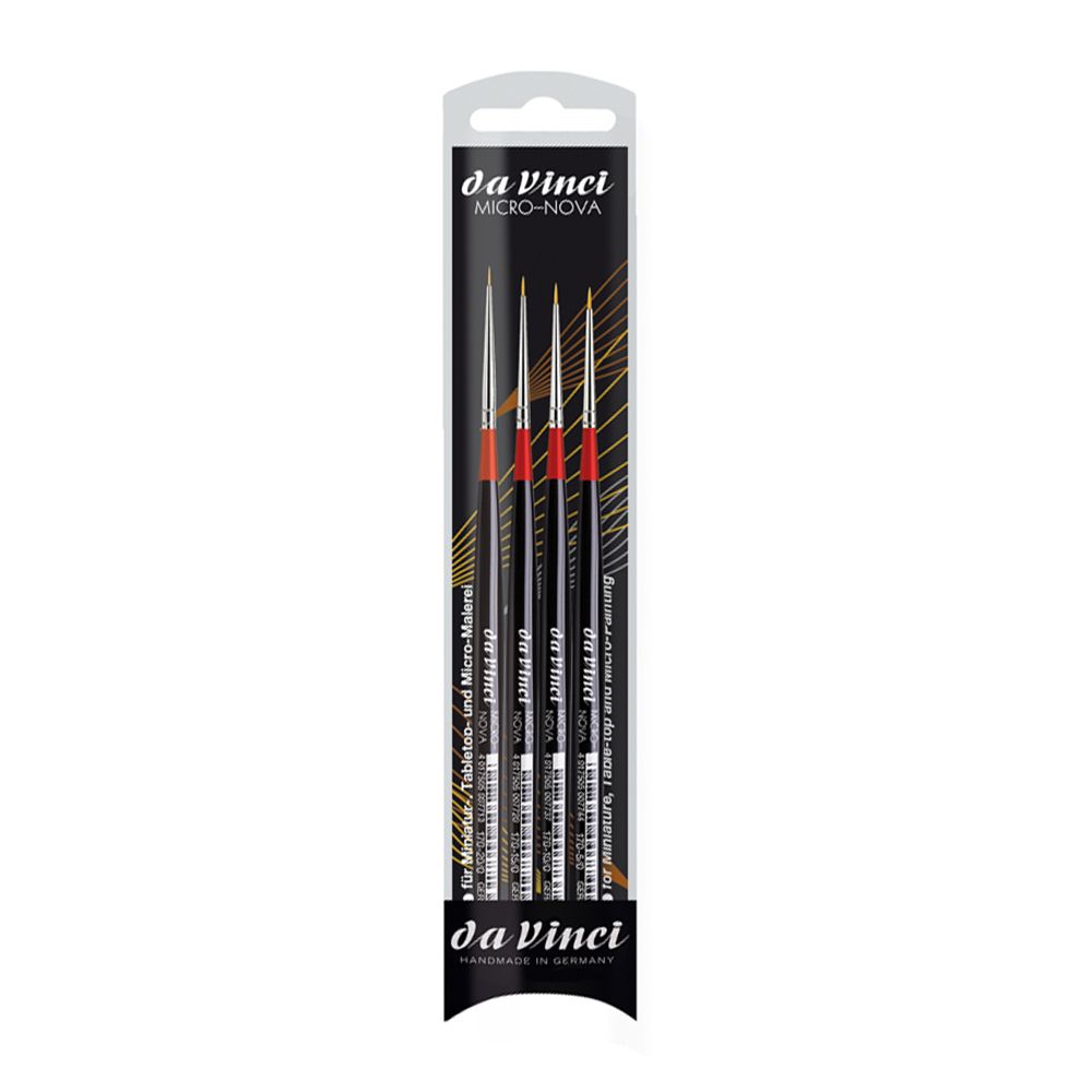 Set De Pinceles Raphael Softaqua Y Da Vinci XS – 2 Piezas Para Acuarela Y Detalles