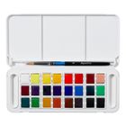 Thumbnail 2 of Daler-Rowney Aquafine Watercolour 24 Half Pan Bundle