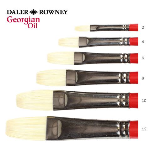 Image of Daler Rowney Georgian Long Flat Brush