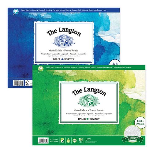 Image of Daler Rowney Langton Watercolour Paper Block