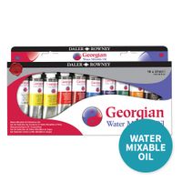 Daler Rowney Georgian Water Mixable Oil 10 x 37ml Tube Set